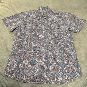 MADE Floral Print Dress Shirt